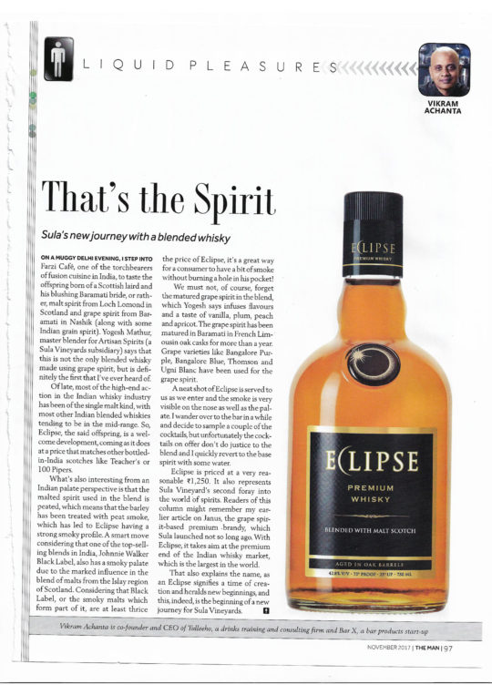 The Man - Eclipse Whisky