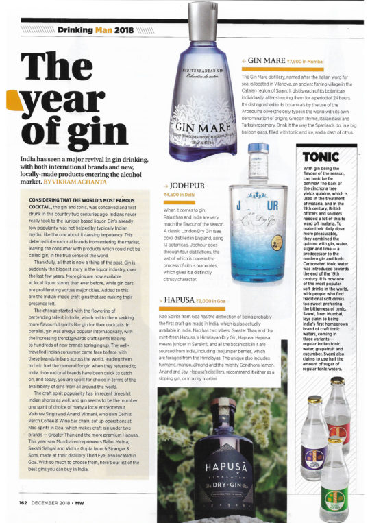 Man's World - Year of Gin