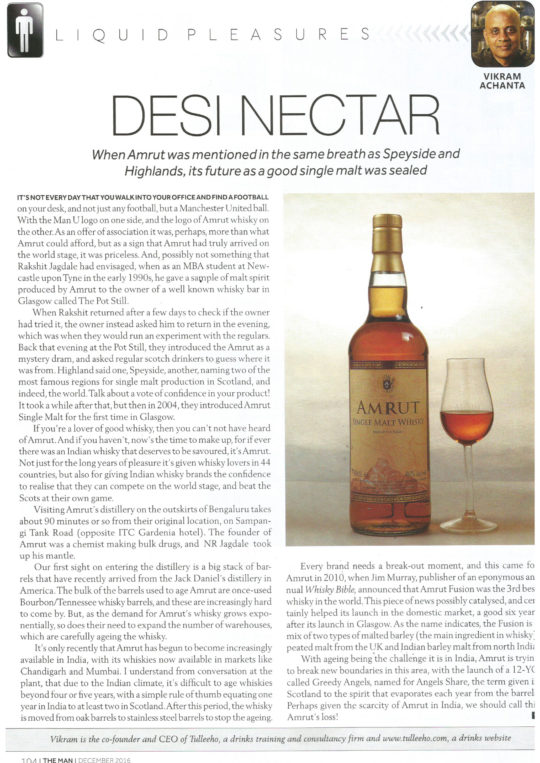The Man - Amrut Single Malt