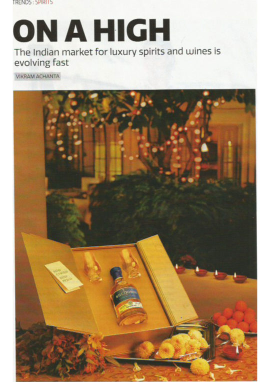 Outlook Business - Luxury Spirits in India