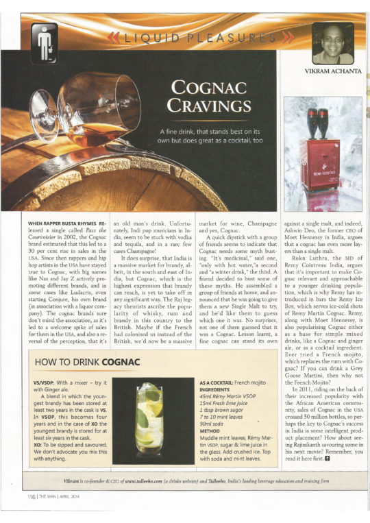 The Man - Cognac cravings
