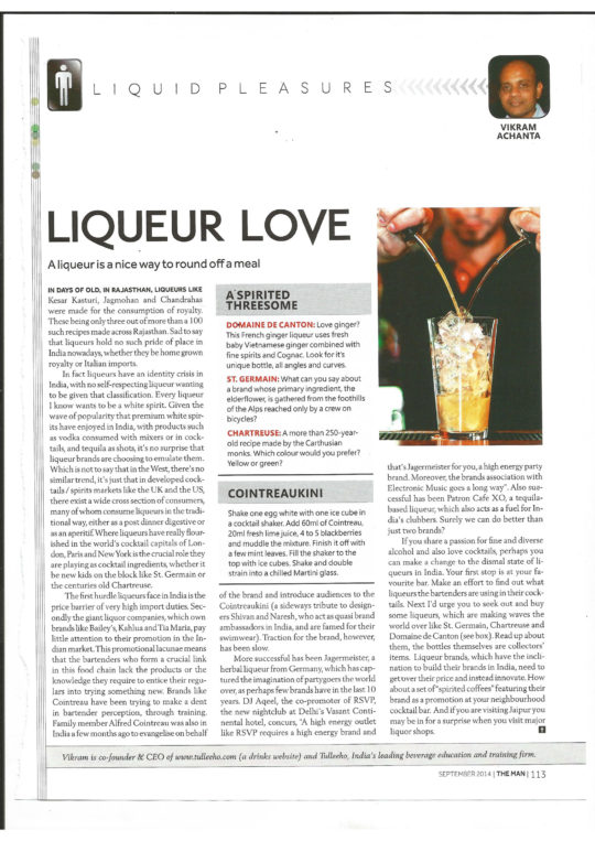 The Man - Liqueurs