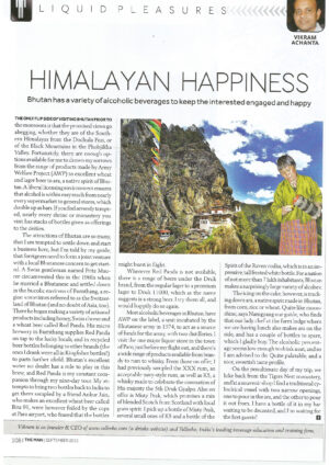 The Man - Drinking in Bhutan